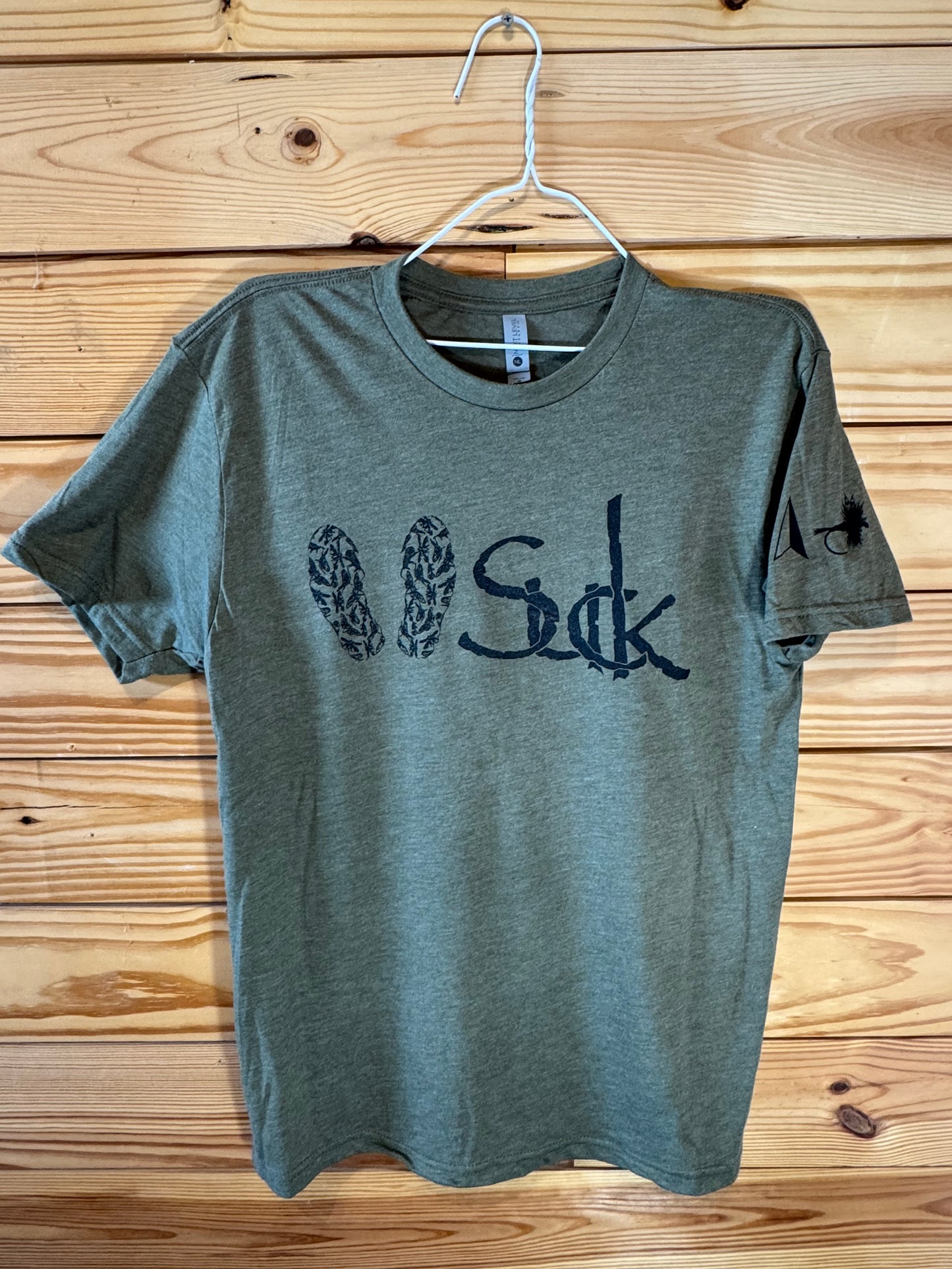 North Fly Premium Tshirt - Boot Prints Suck