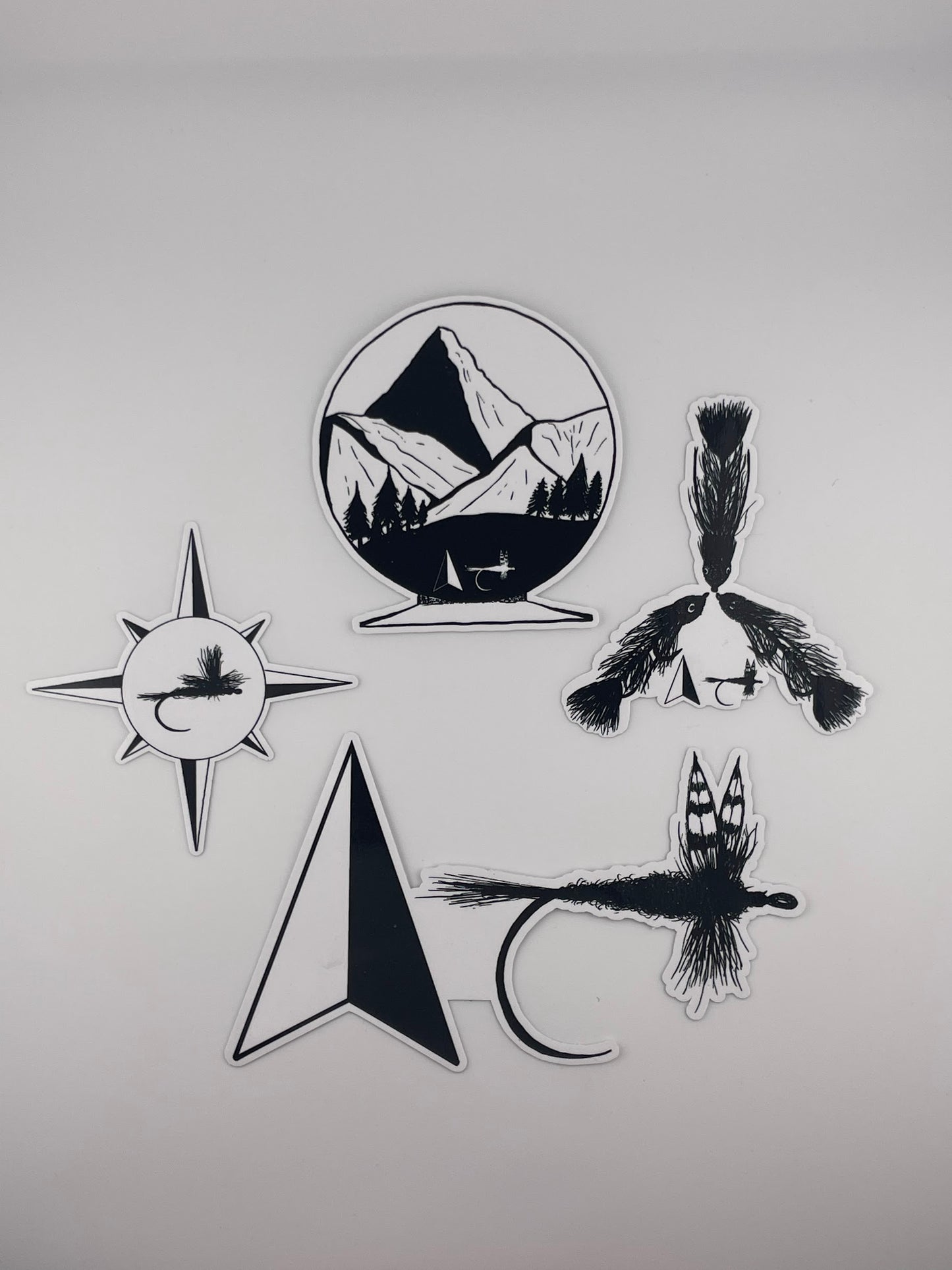 North Fly Limited Art Stickers