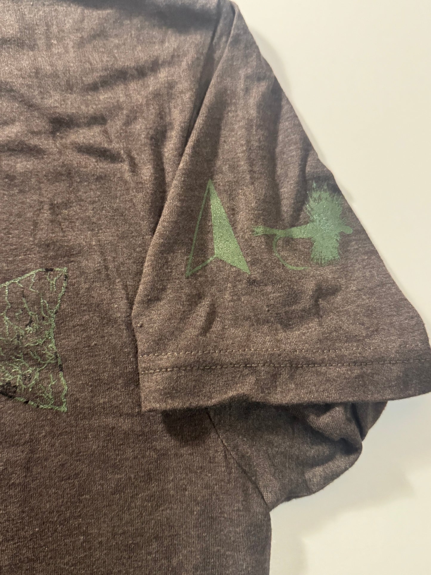 North Fly Premium Tshirt - Rainbow - NC Trout Waters