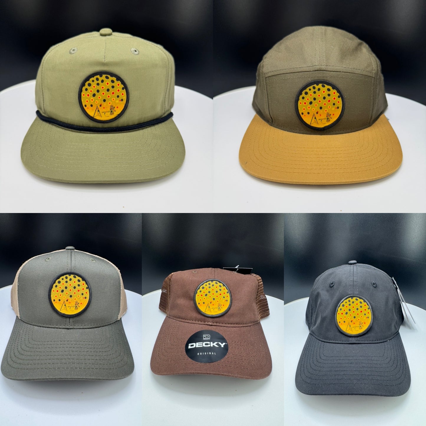 North Fly Apparel Brown Trout Patch hat