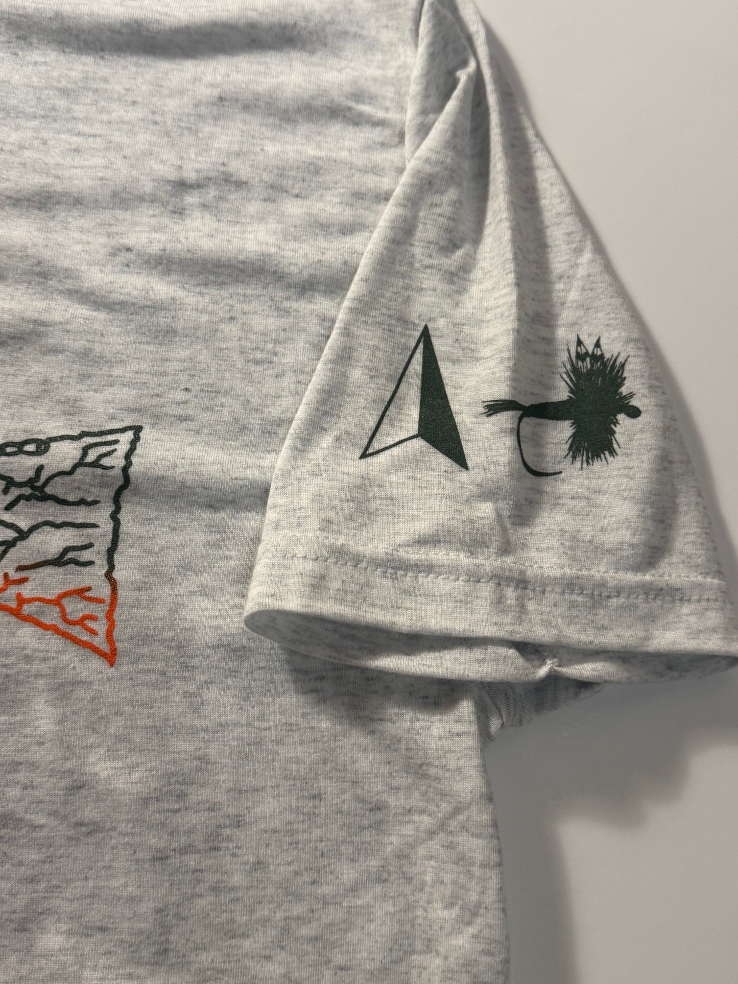 North Fly Premium Tshirt - Brookie - NC Trout Waters