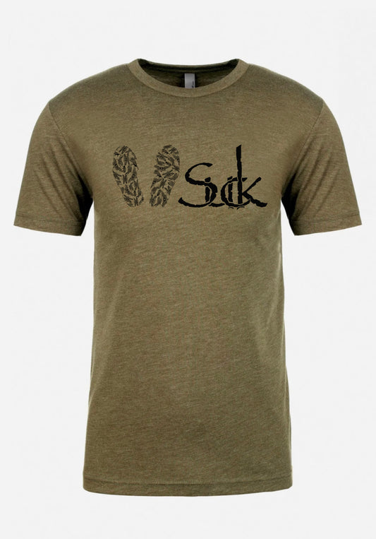 North Fly Premium Tshirt - Boot Prints Suck